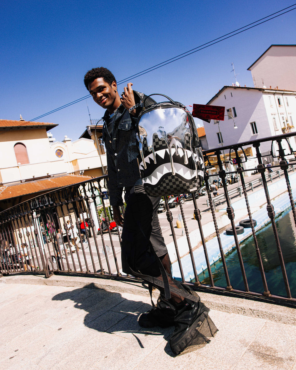 SPRAYGROUND GHOST DRIP BACKPACK