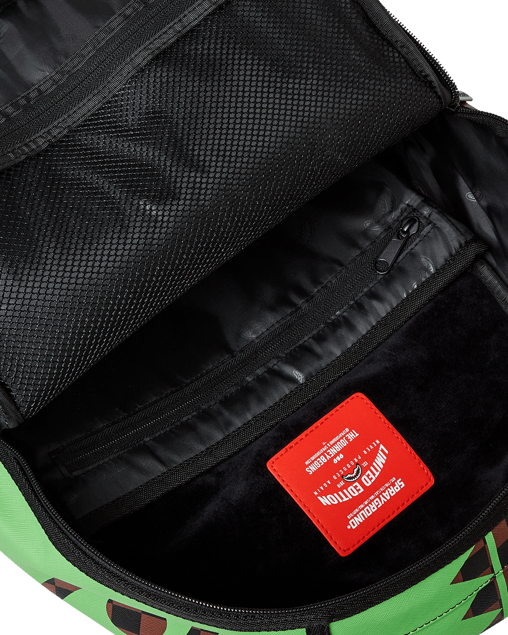 SPRAYGROUND GREEN MONEY BEAR DLXSV BACKPACK