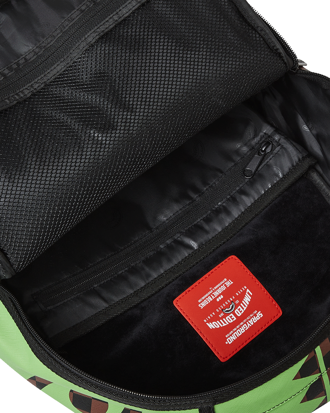 SPRAYGROUND GREEN MONEY BEAR DLXSV BACKPACK