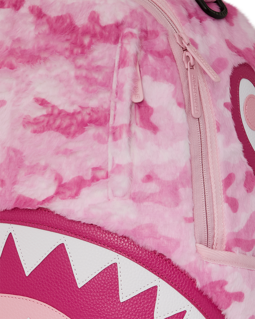 SPRAYGROUND FURRROCIOUS IN PINK DLXSF BACKPACK