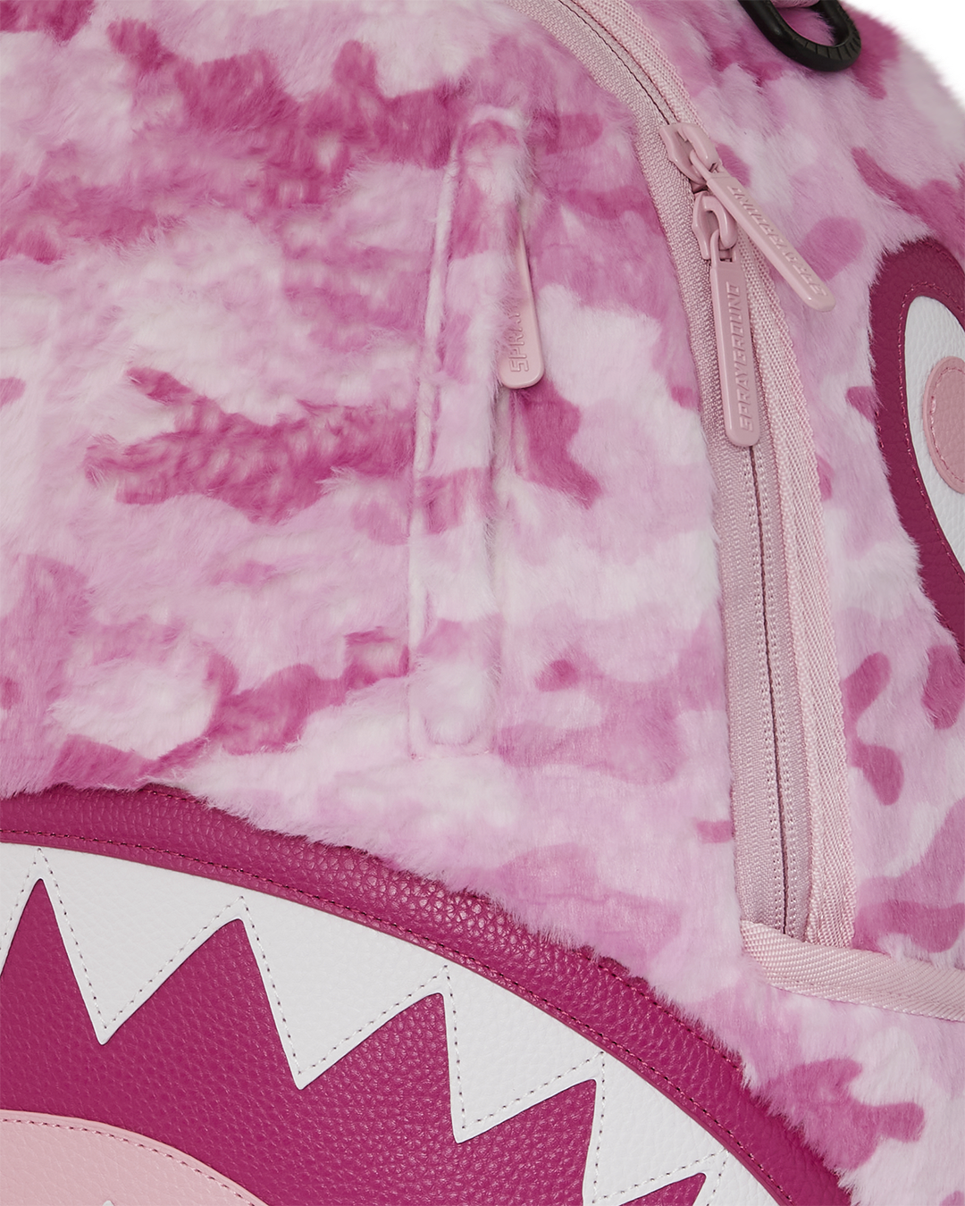 SPRAYGROUND FURRROCIOUS IN PINK DLXSF BACKPACK
