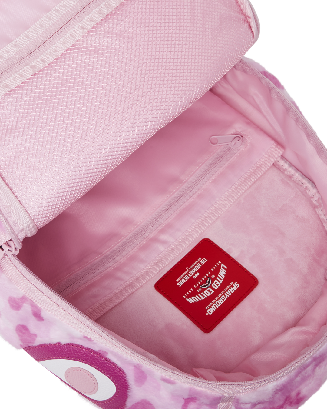 SPRAYGROUND FURRROCIOUS IN PINK DLXSF BACKPACK