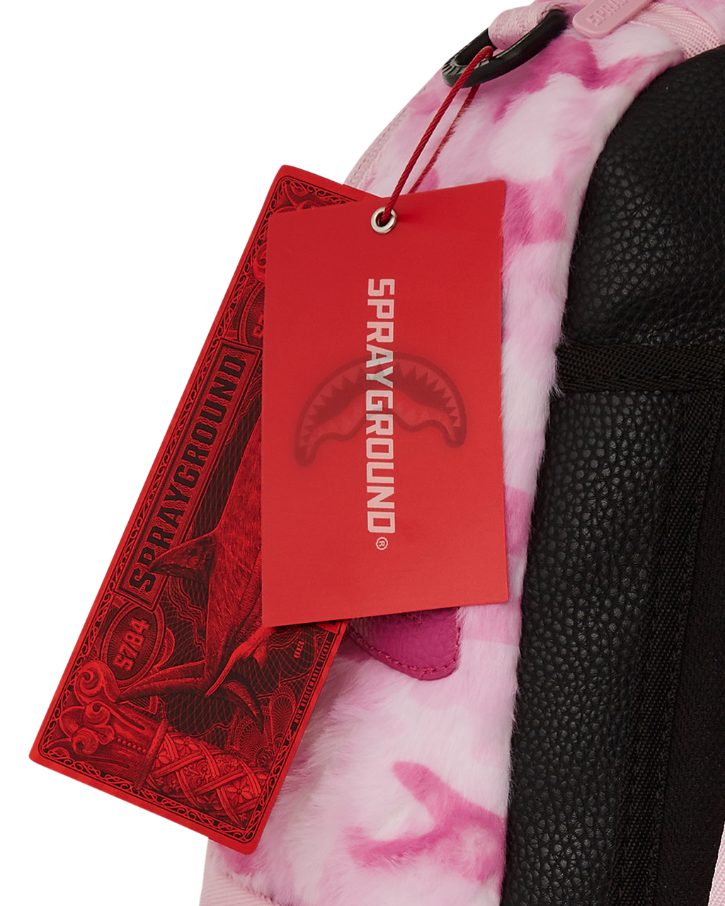 SPRAYGROUND FURRROCIOUS IN PINK DLXSF BACKPACK