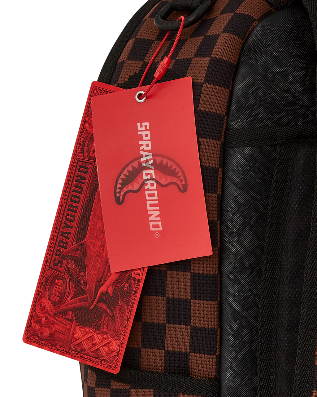 SPRAYGROUND KYOTOKNIT SHARKS IN PARIS DLX BACKPACK