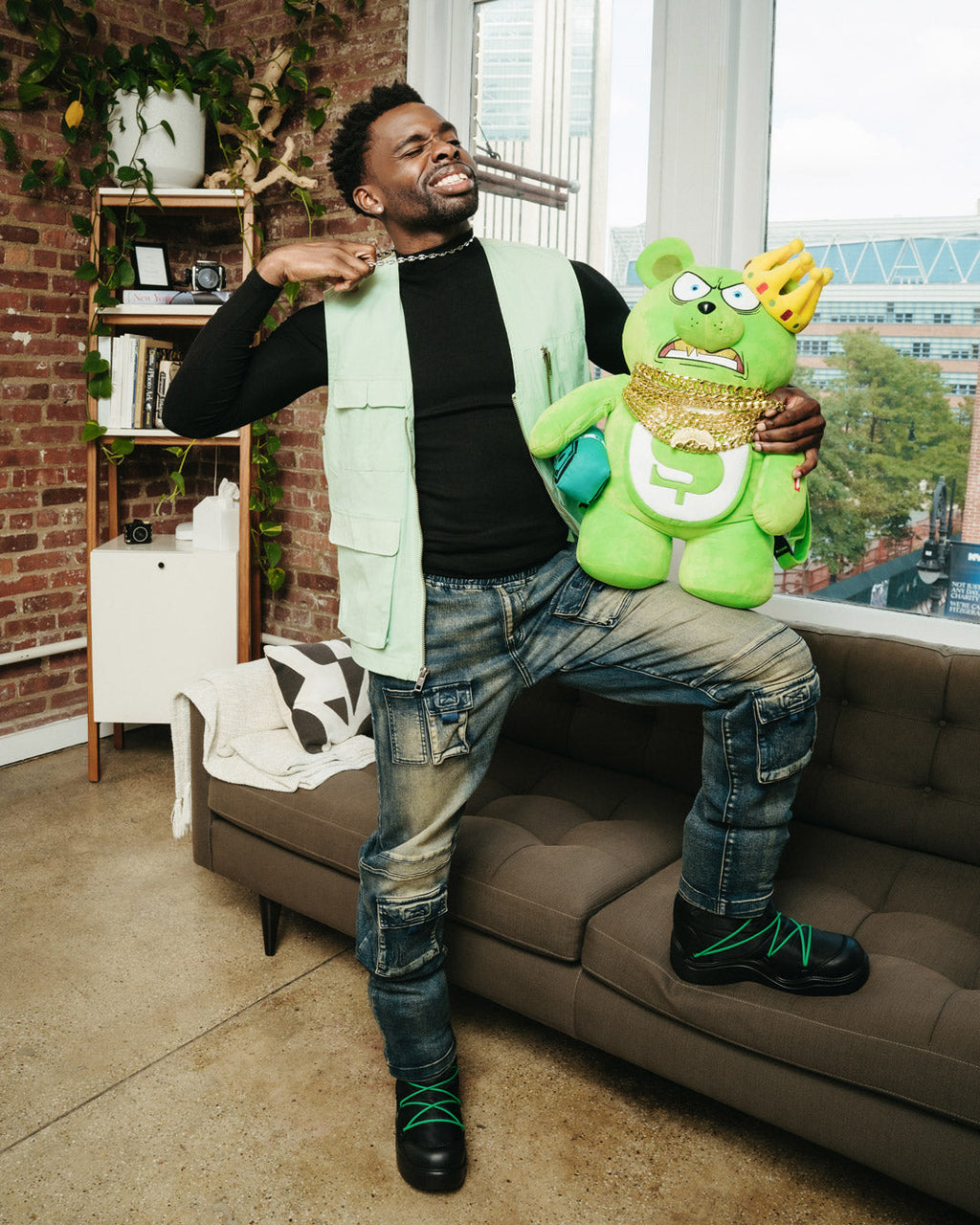 SPRAYGROUND MONEY BEAR 12 CHAINZ BACKPACK