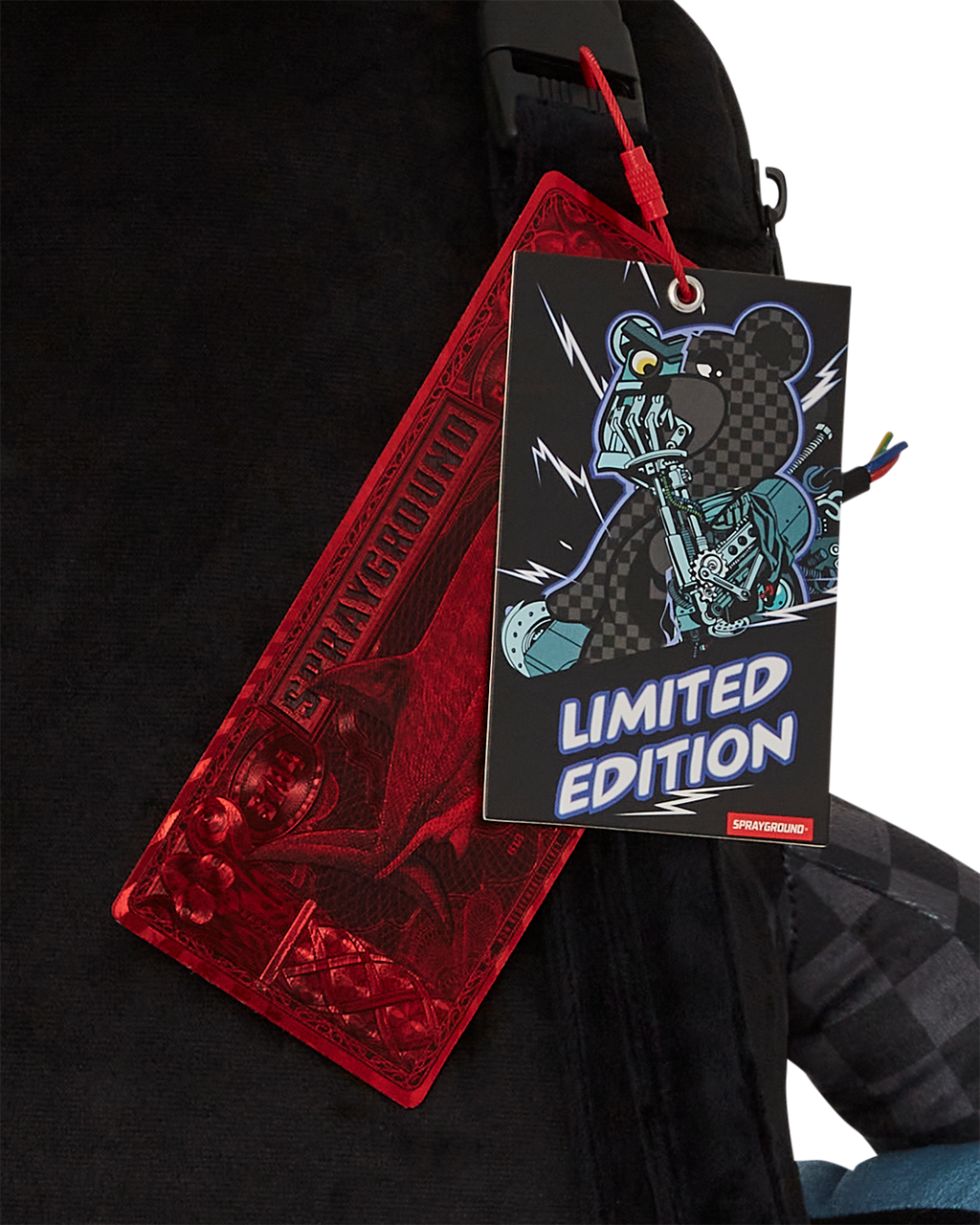 SPRAYGROUND CYBORG ROBOANDROID TERMINATOR MONEYBEAR BACKPACK