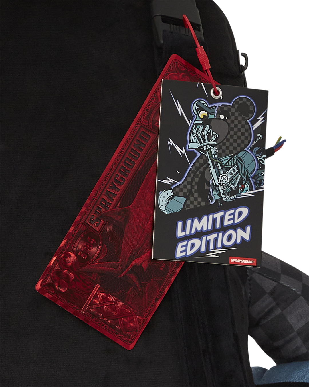 SPRAYGROUND CYBORG ROBOANDROID TERMINATOR MONEYBEAR BACKPACK