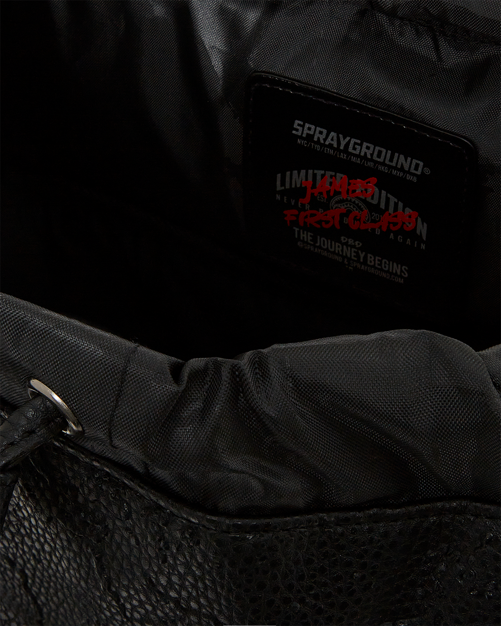 SPRAYGROUND JAMES FIRST CLASS TYCOON TRAVELER MONTE CARLO BACKPACK