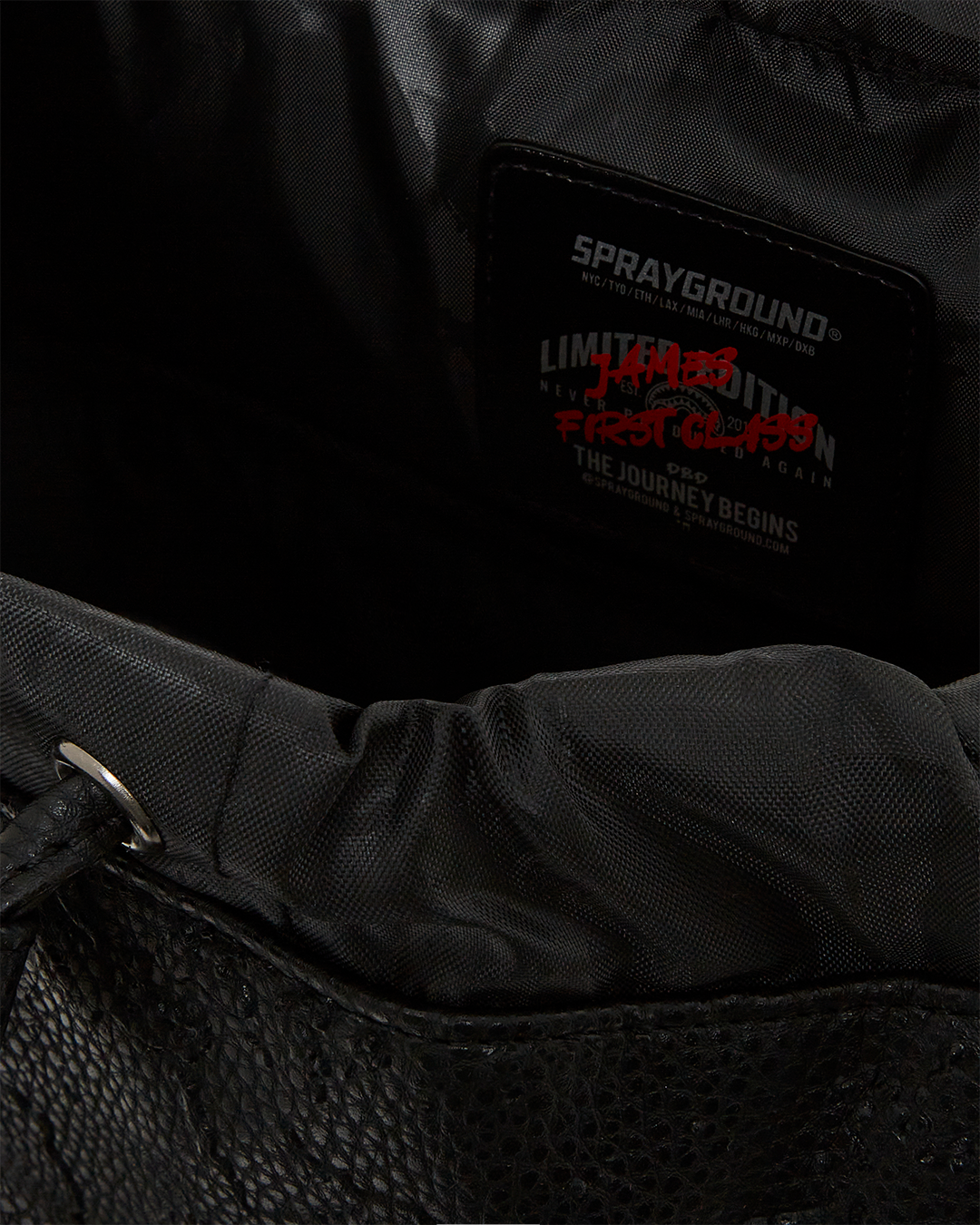 SPRAYGROUND JAMES FIRST CLASS TYCOON TRAVELER MONTE CARLO BACKPACK