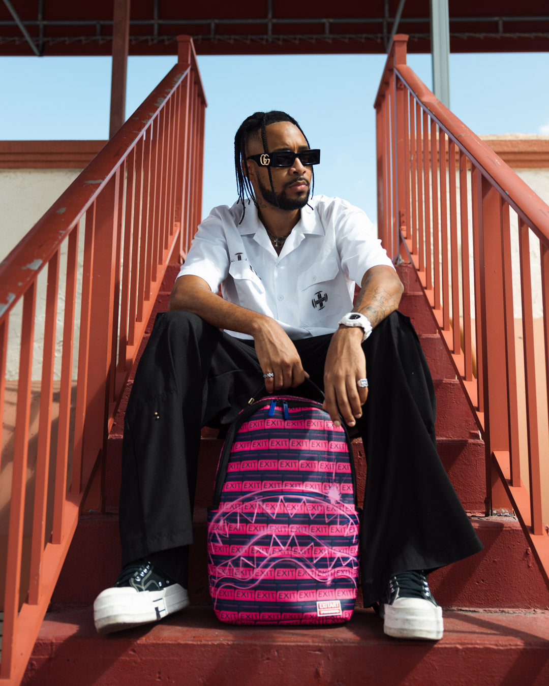 SPRAYGROUND EXIT PINK EDITION BACKPACK