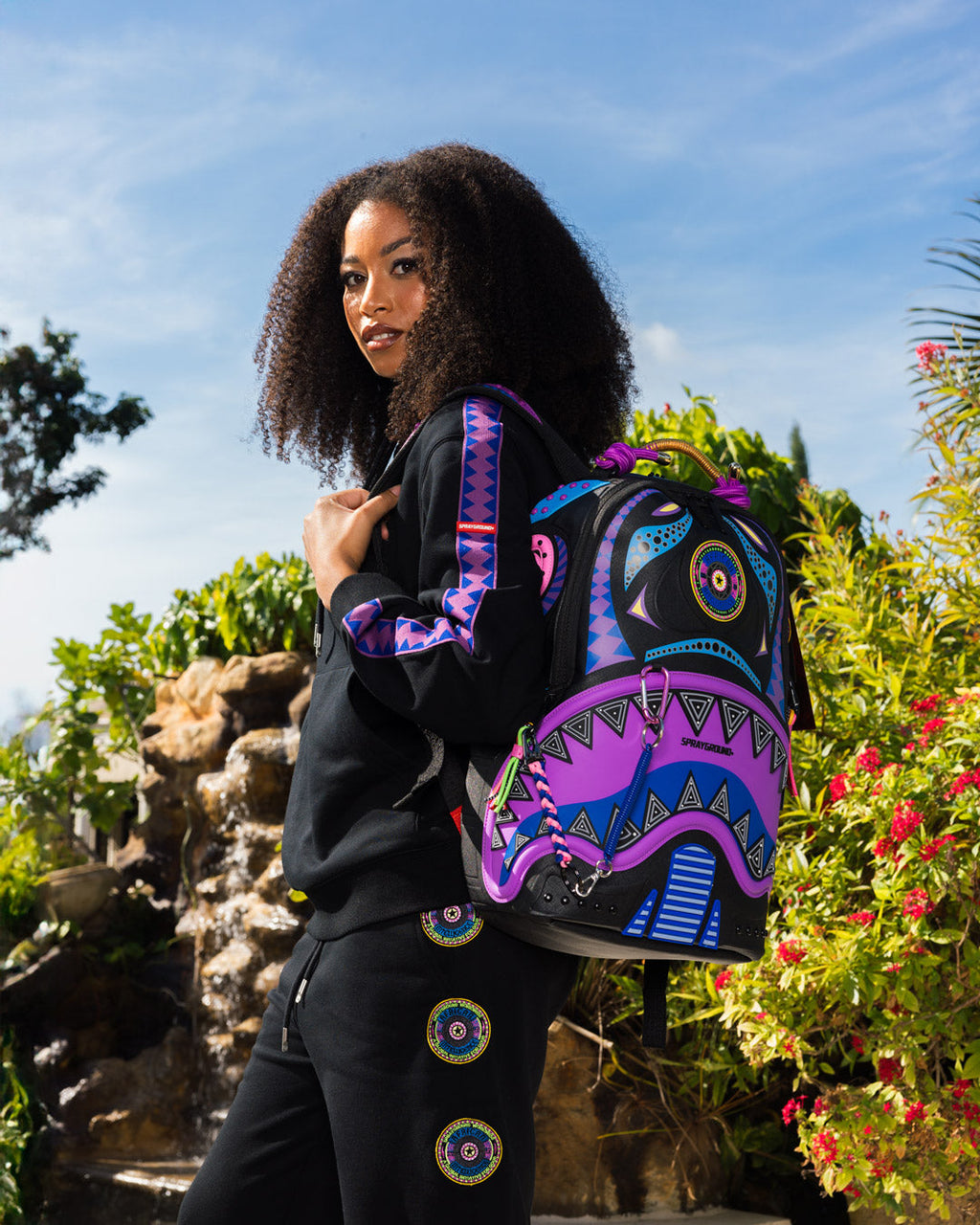 SPRAYGROUND A.I. 12 BROOKLYN & BEYOND - SANDFLOWER COLLAB BACKPACK