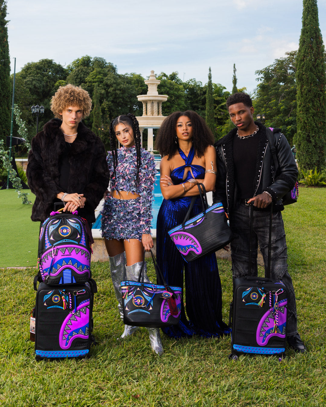 SPRAYGROUND A.I. 12 BROOKLYN & BEYOND - SANDFLOWER COLLAB BACKPACK
