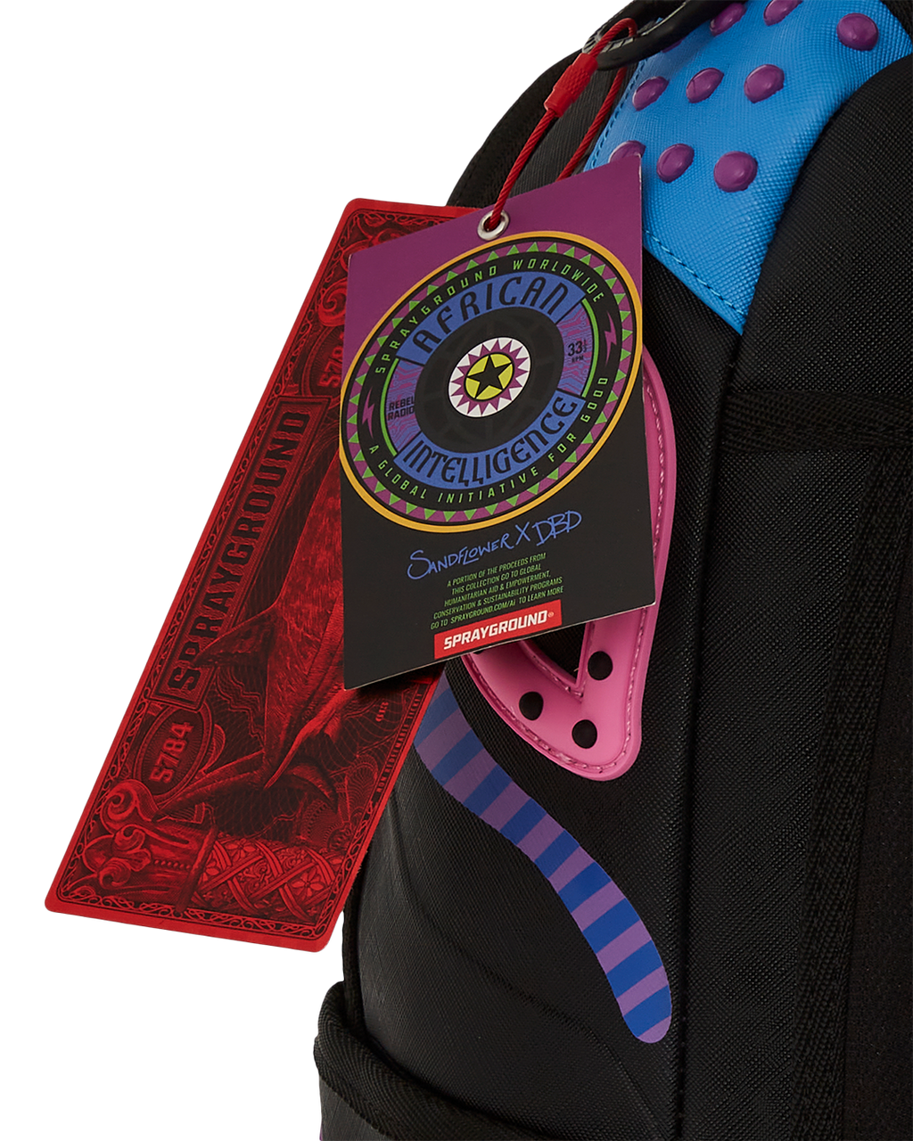 SPRAYGROUND A.I. 12 BROOKLYN & BEYOND - SANDFLOWER COLLAB BACKPACK