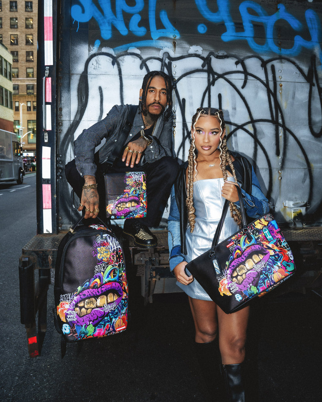 SPRAYGROUND HALF GRAF LIPS DLXSV BACKPACK