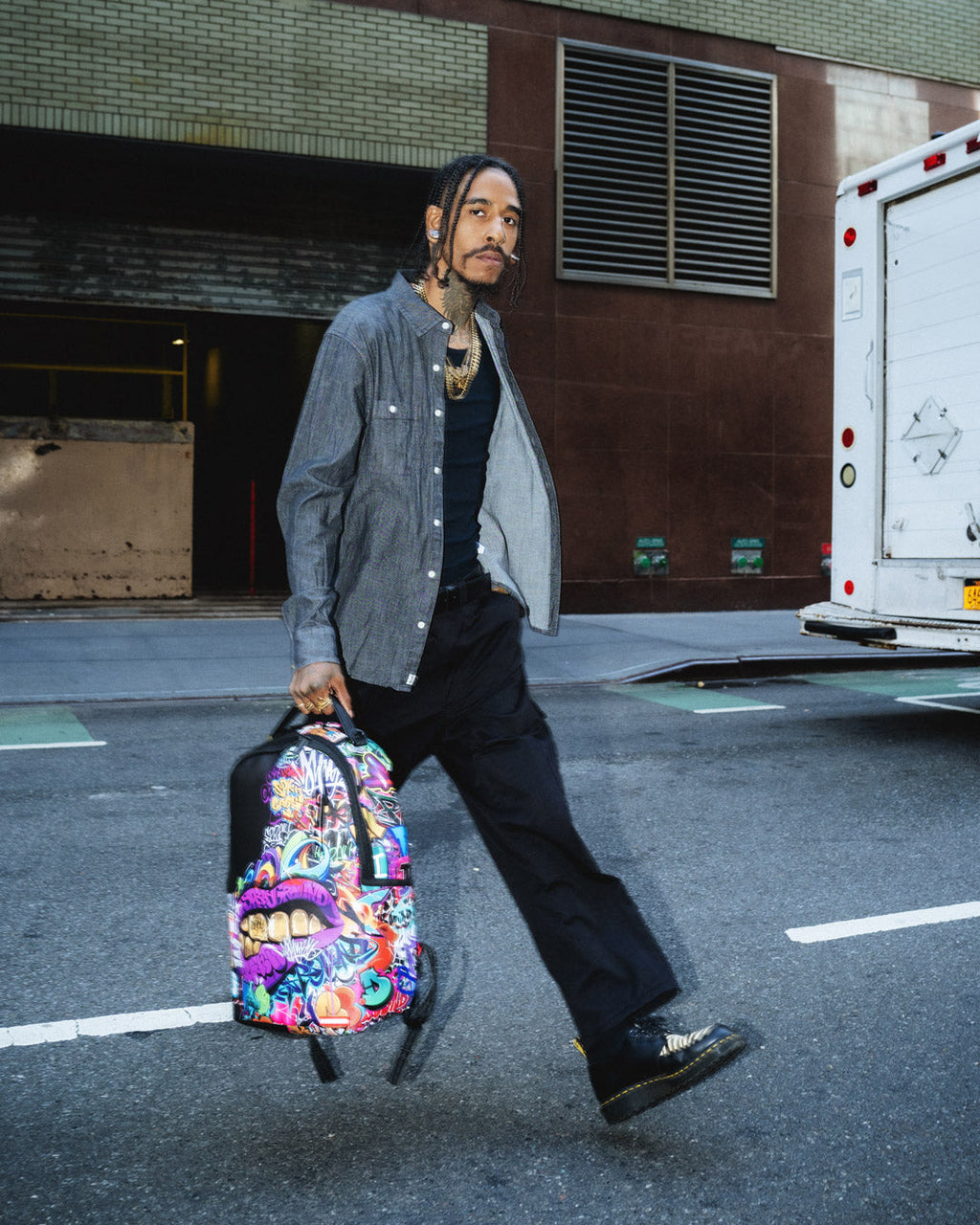 SPRAYGROUND HALF GRAF LIPS DLXSV BACKPACK