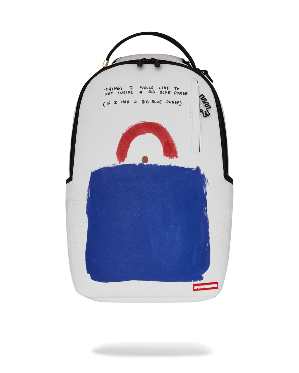 SPRAYGROUND KEITH HARING BIG BLUE PURSE ART BACKPACK