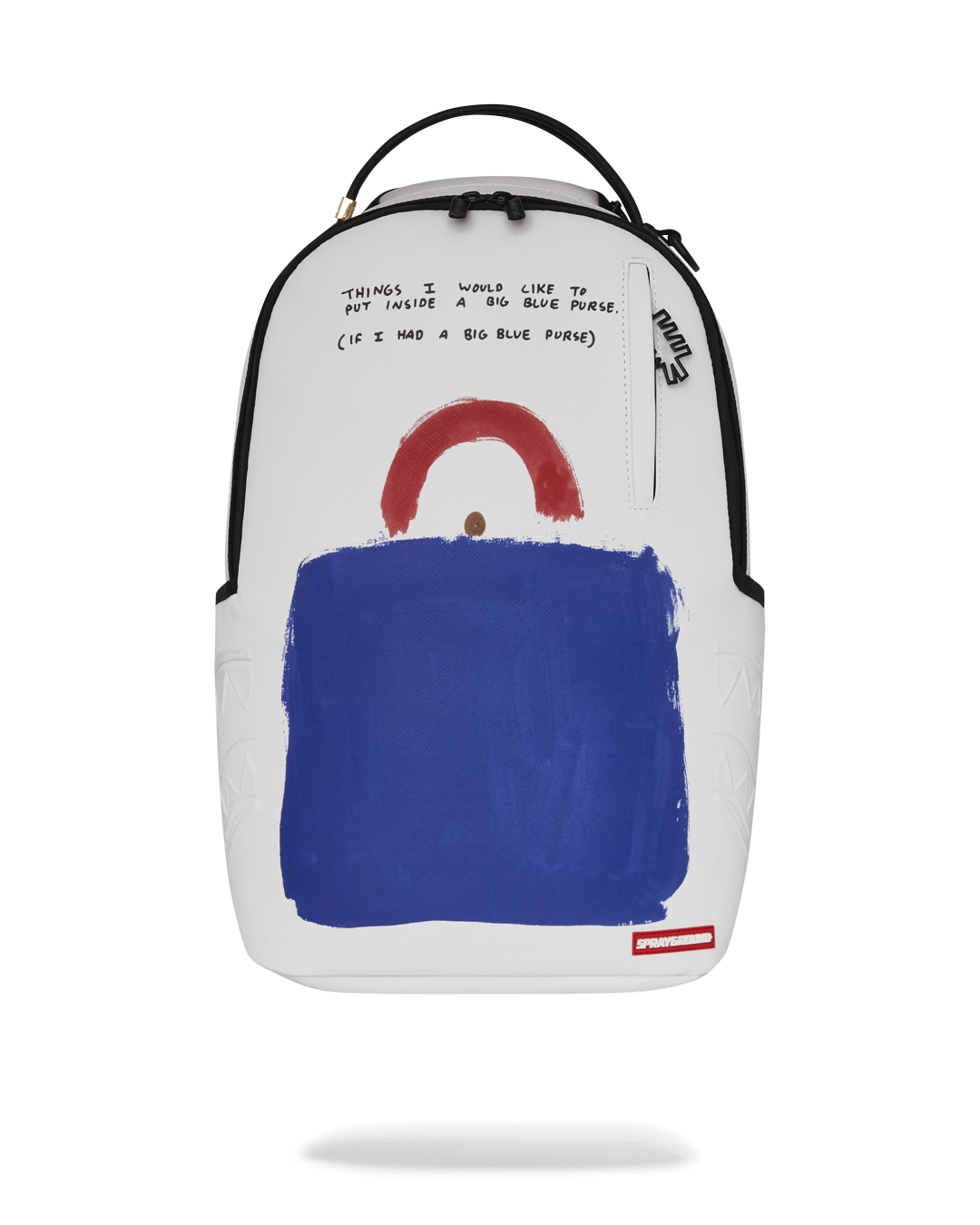 SPRAYGROUND KEITH HARING BIG BLUE PURSE ART BACKPACK