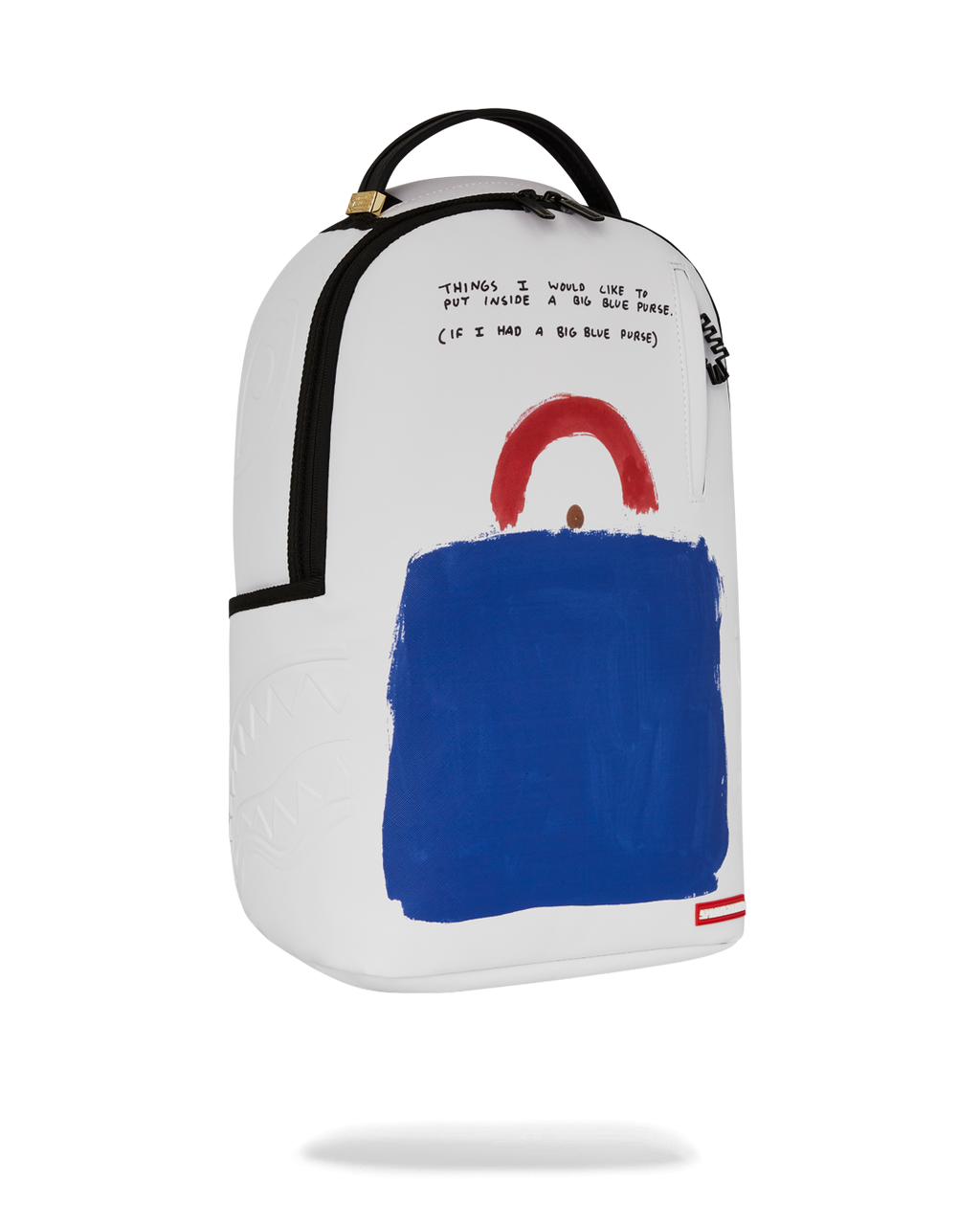 SPRAYGROUND KEITH HARING BIG BLUE PURSE ART BACKPACK