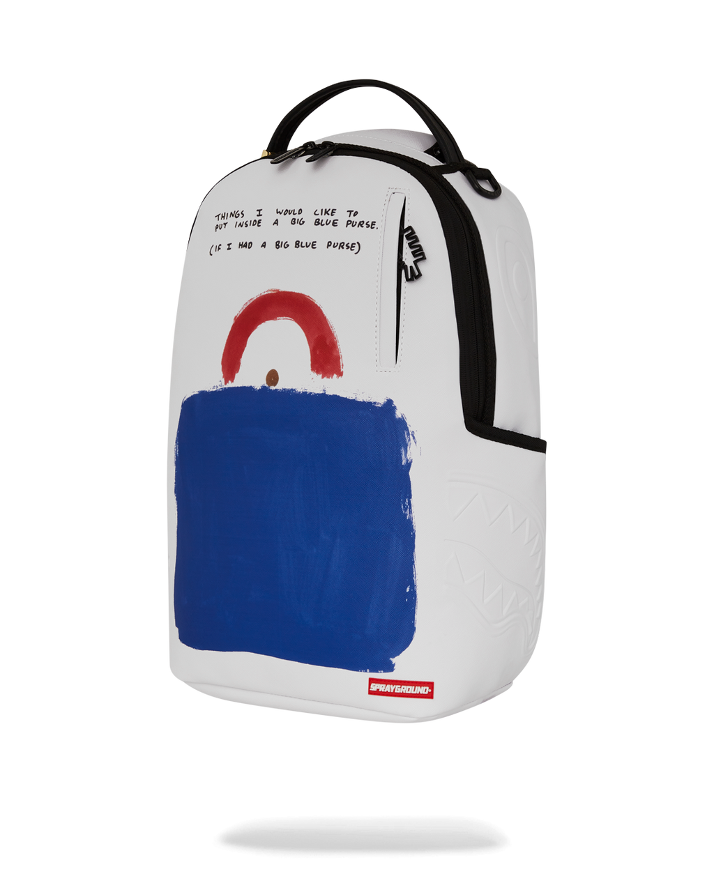 SPRAYGROUND KEITH HARING BIG BLUE PURSE ART BACKPACK