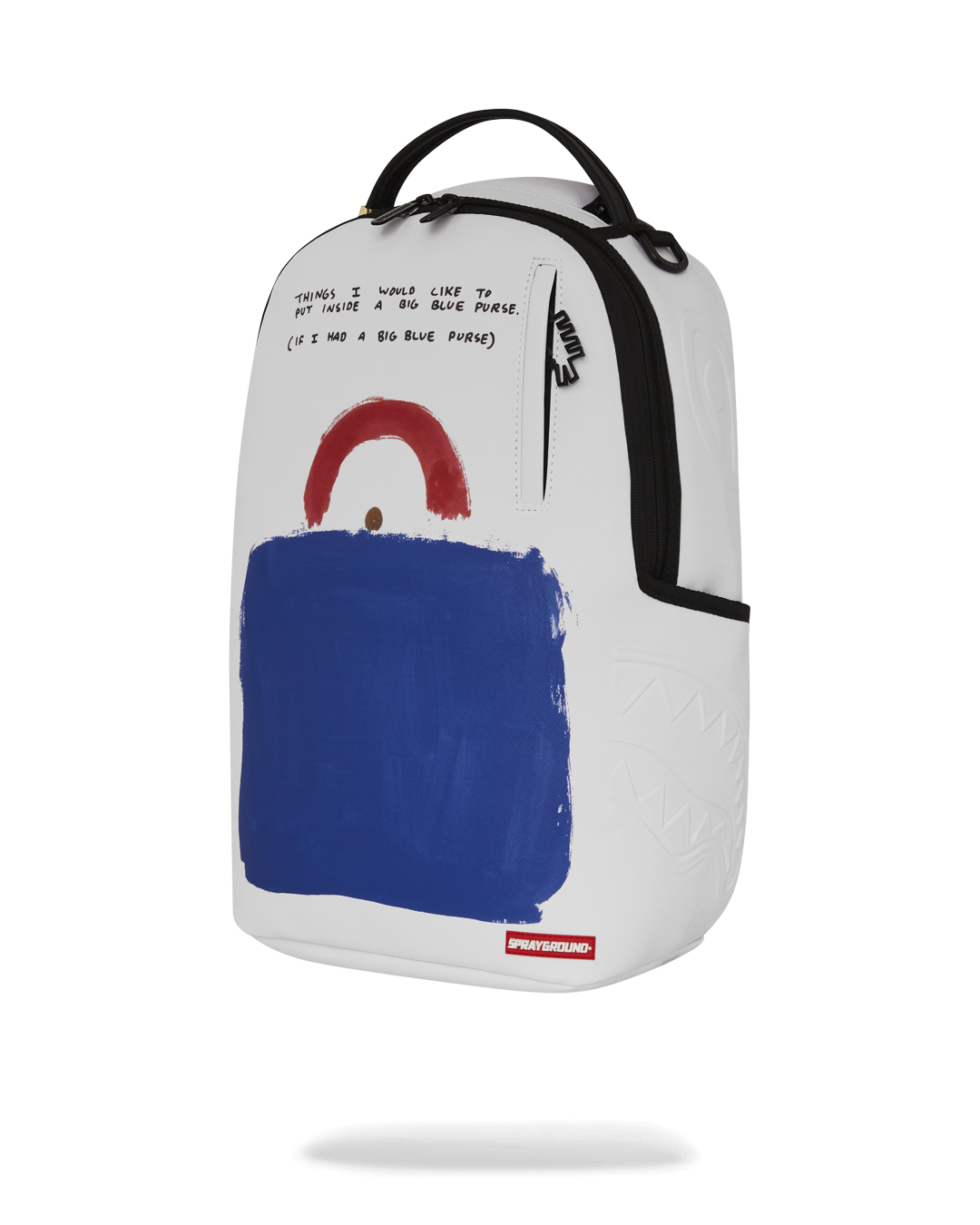 SPRAYGROUND KEITH HARING BIG BLUE PURSE ART BACKPACK