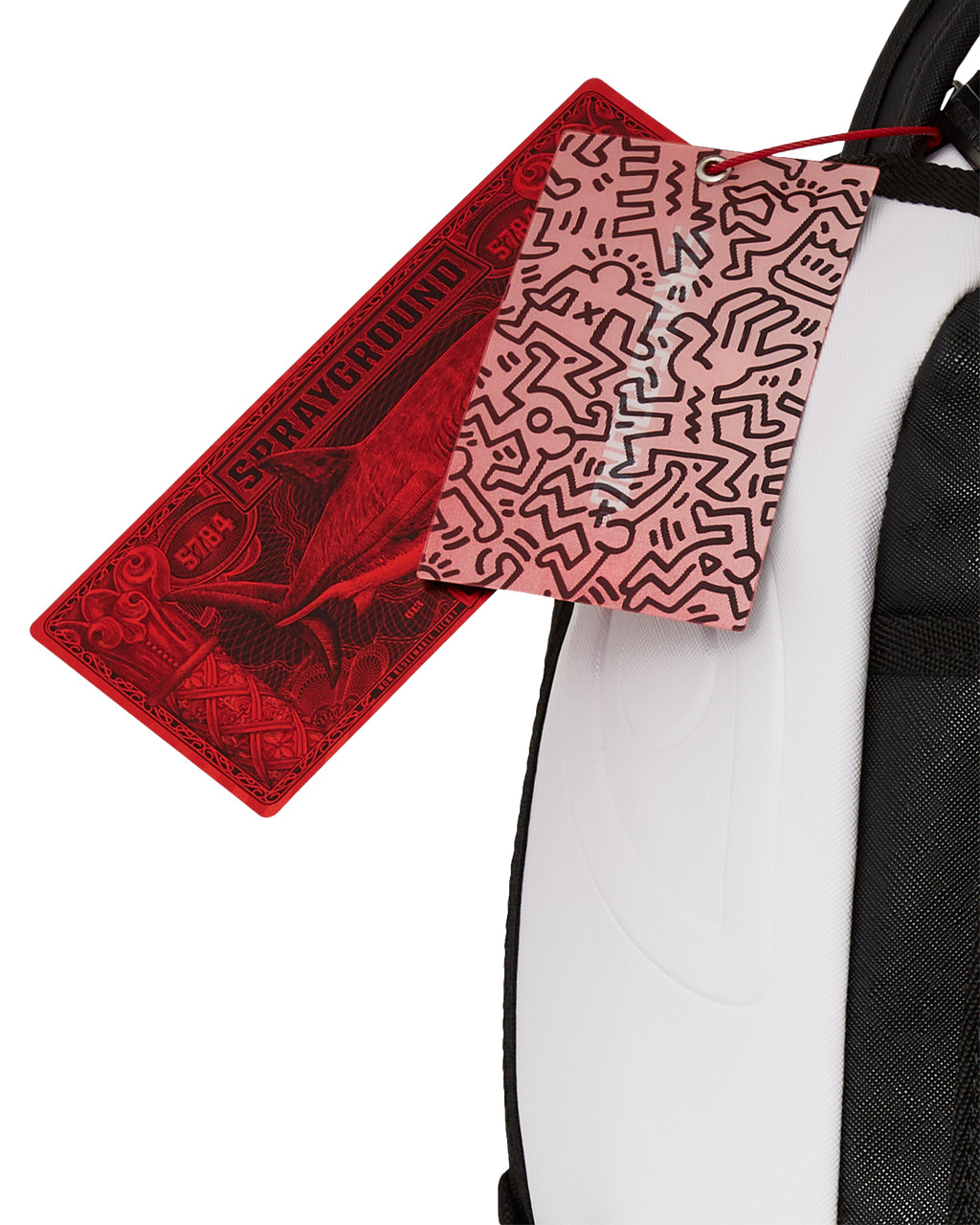 SPRAYGROUND KEITH HARING BIG BLUE PURSE ART BACKPACK