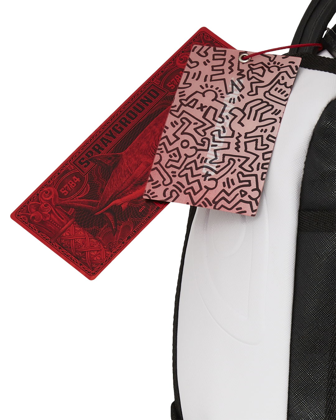 SPRAYGROUND KEITH HARING BIG BLUE PURSE ART BACKPACK