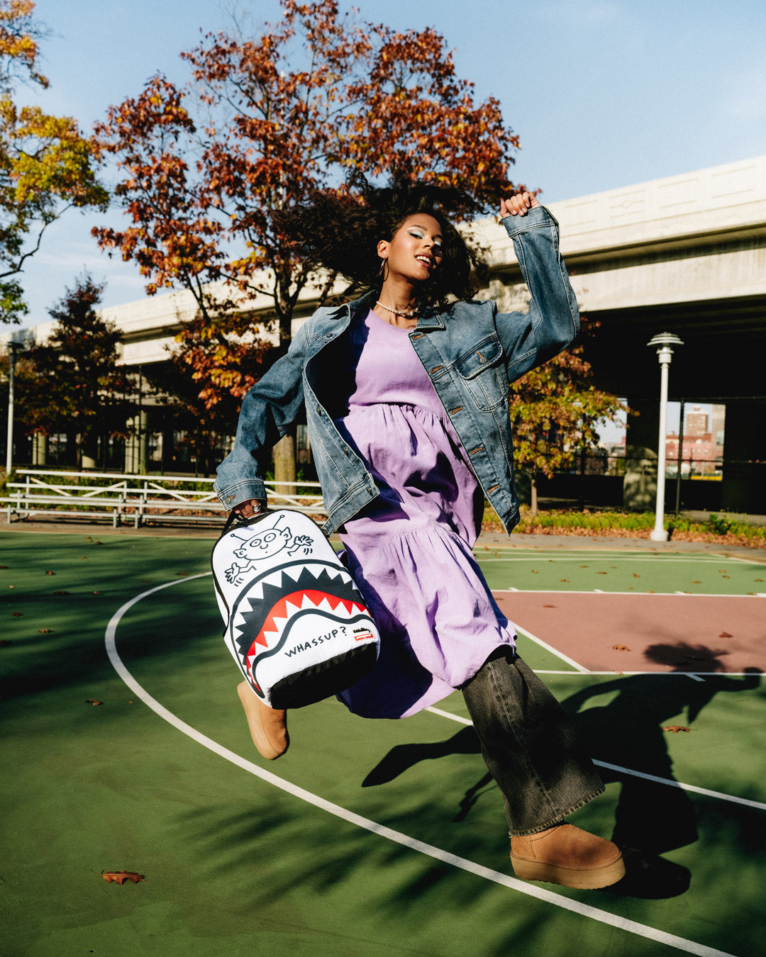 SPRAYGROUND KEITH HARING WHASSUP ALIEN DLX BACKPACK