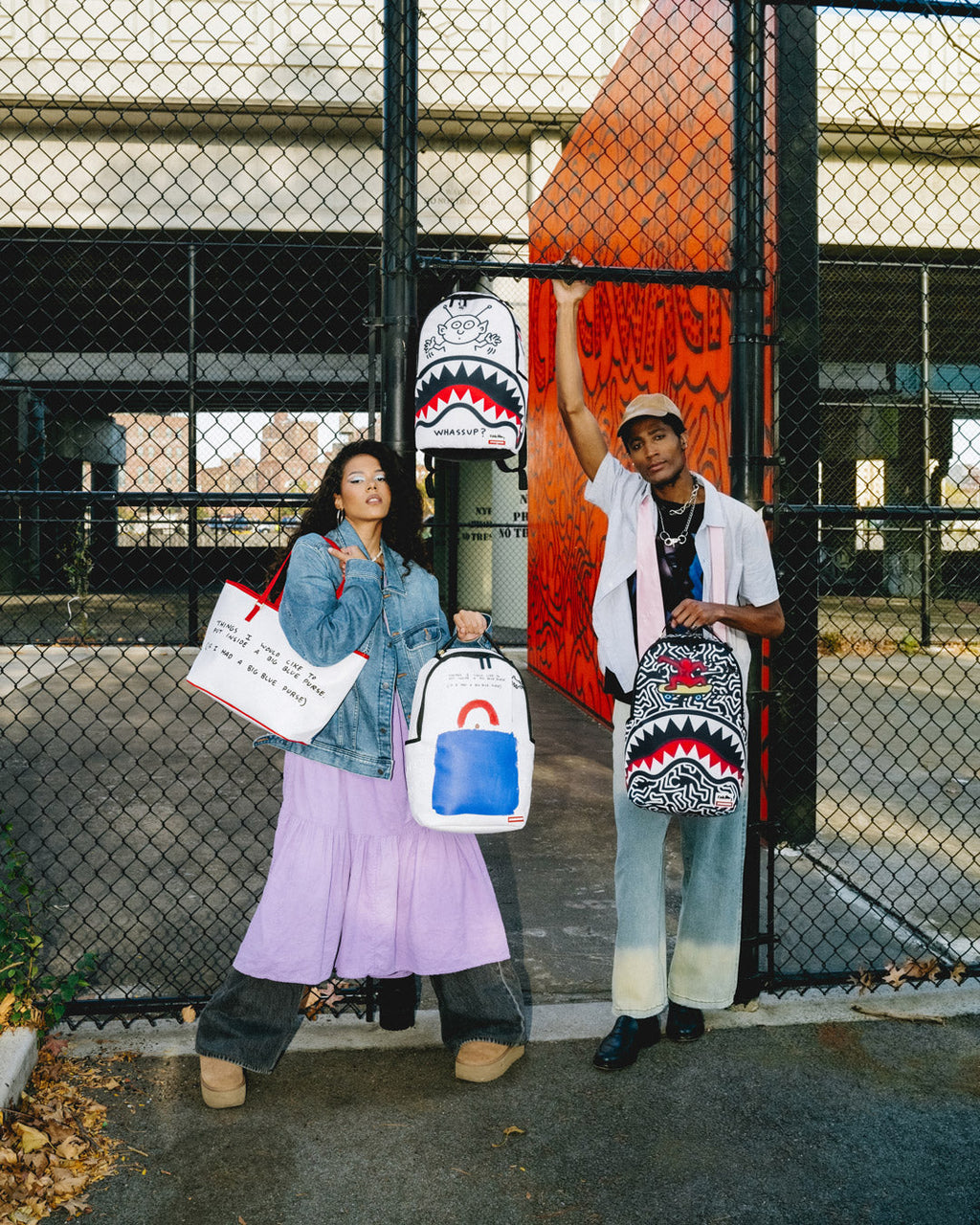 SPRAYGROUND KEITH HARING WHASSUP ALIEN DLX BACKPACK