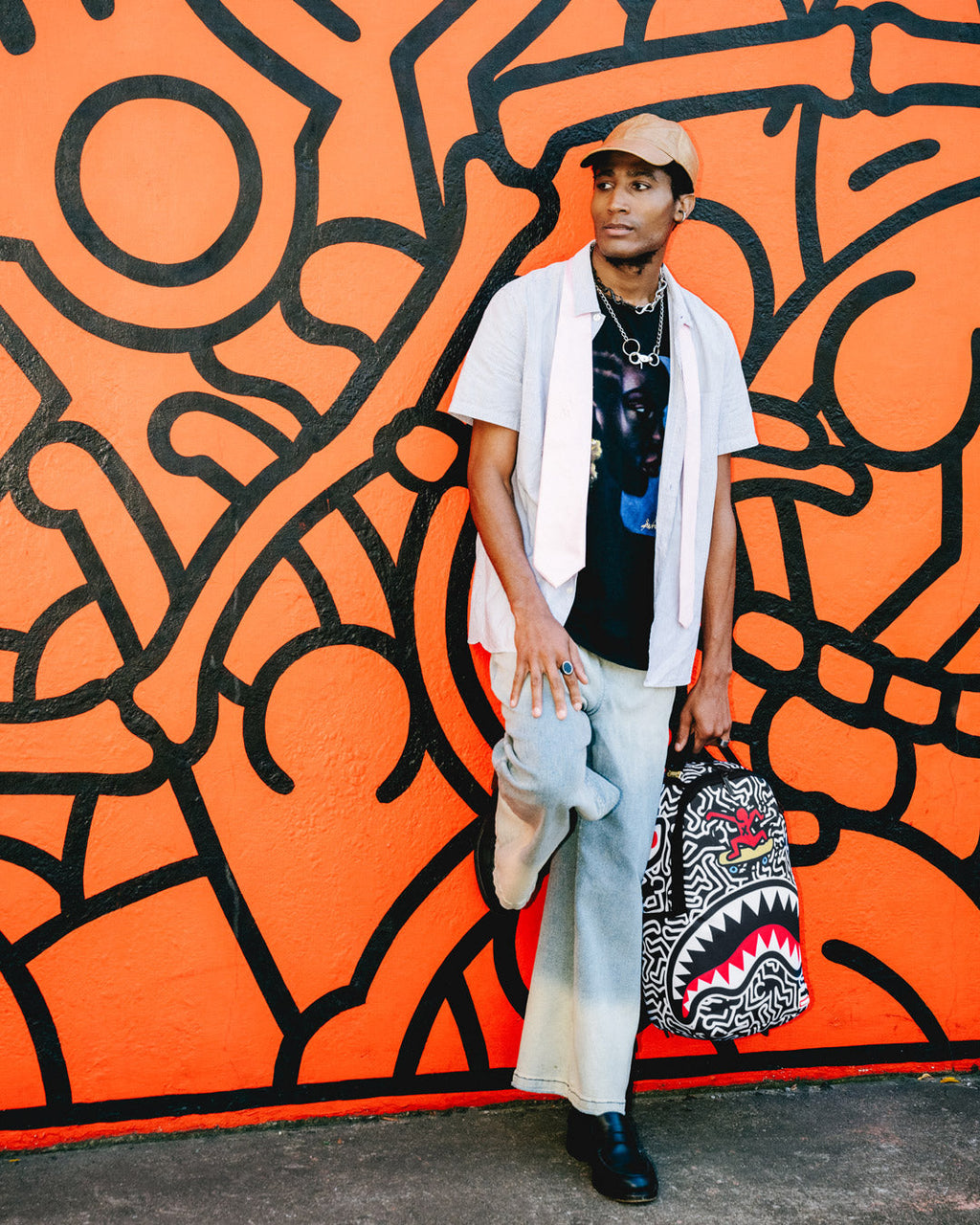 SPRAYGROUND KEITH HARING SKATER SHARK DLXSR BACKPACK