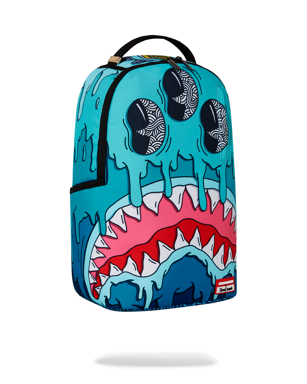 SPRAYGROUND JORGE RODRIGUEZ THE ARTIST COLLAB DRIPS SHARKS BACKPACK