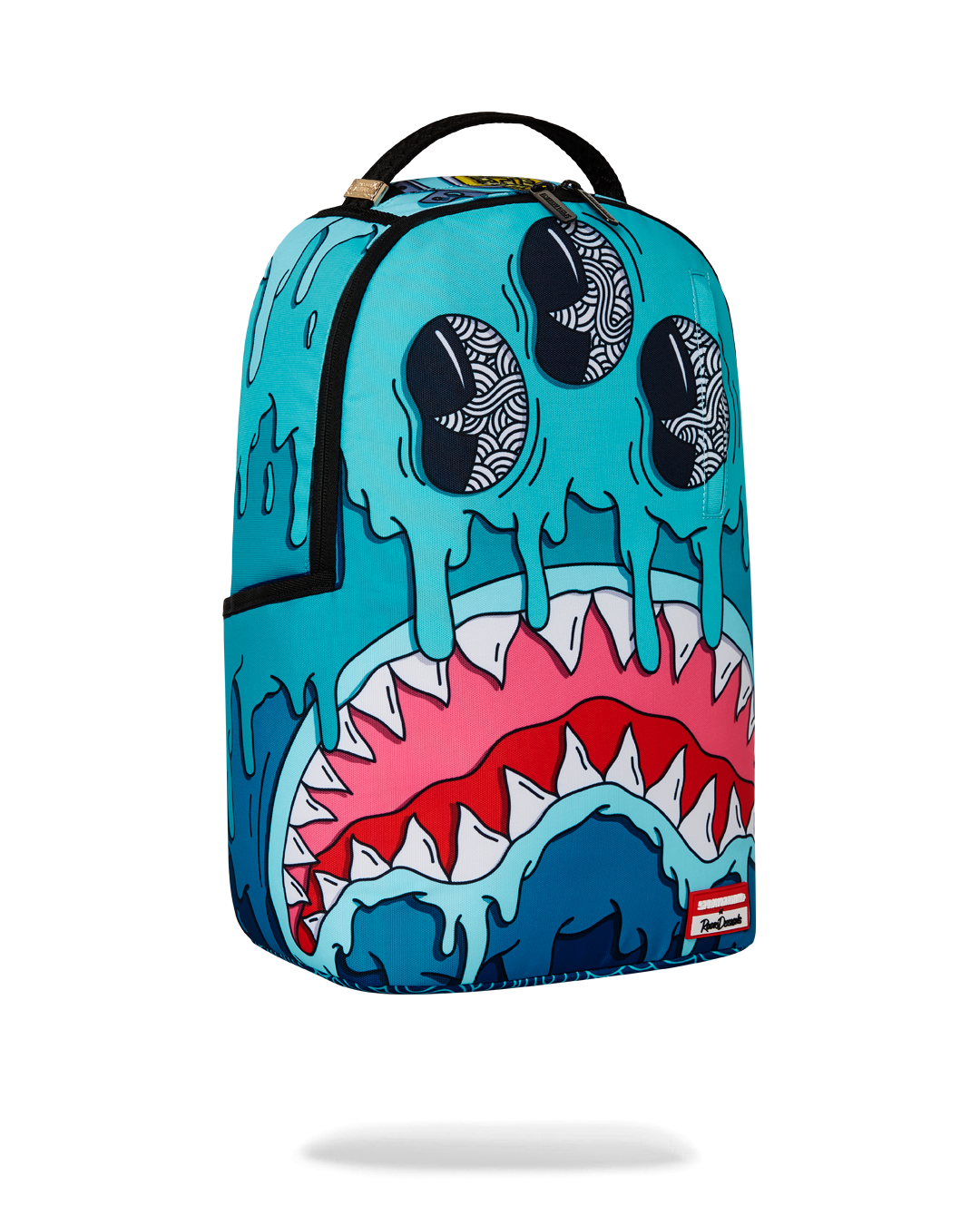 SPRAYGROUND JORGE RODRIGUEZ THE ARTIST COLLAB DRIPS SHARKS BACKPACK