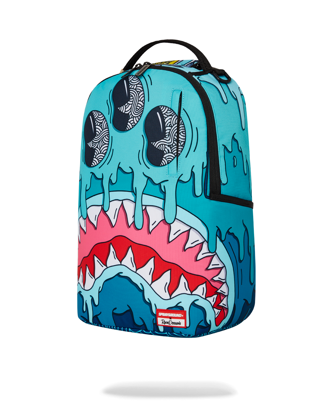 SPRAYGROUND JORGE RODRIGUEZ THE ARTIST COLLAB DRIPS SHARKS BACKPACK