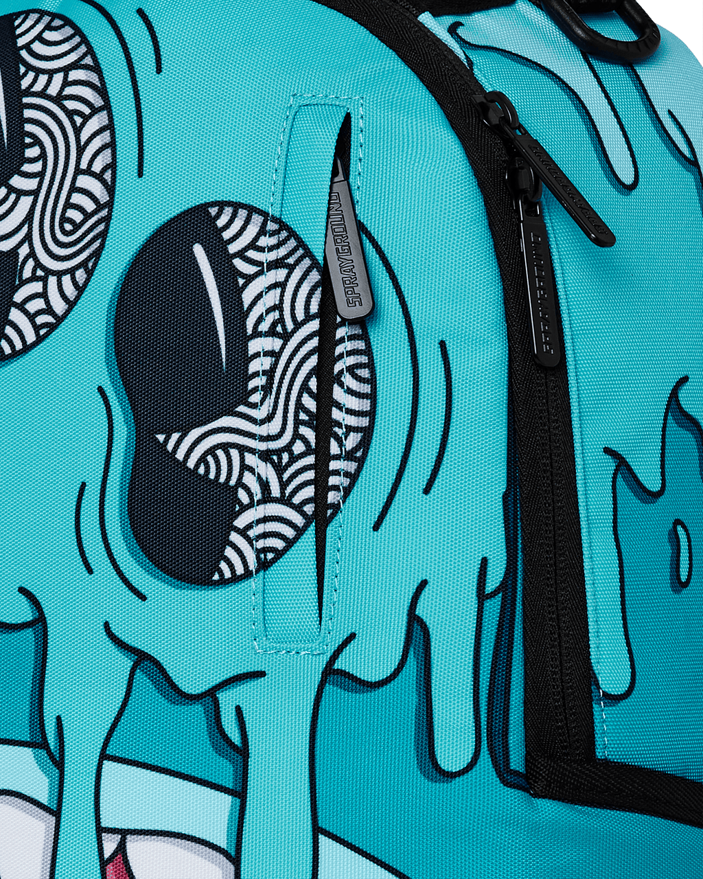 SPRAYGROUND JORGE RODRIGUEZ THE ARTIST COLLAB DRIPS SHARKS BACKPACK