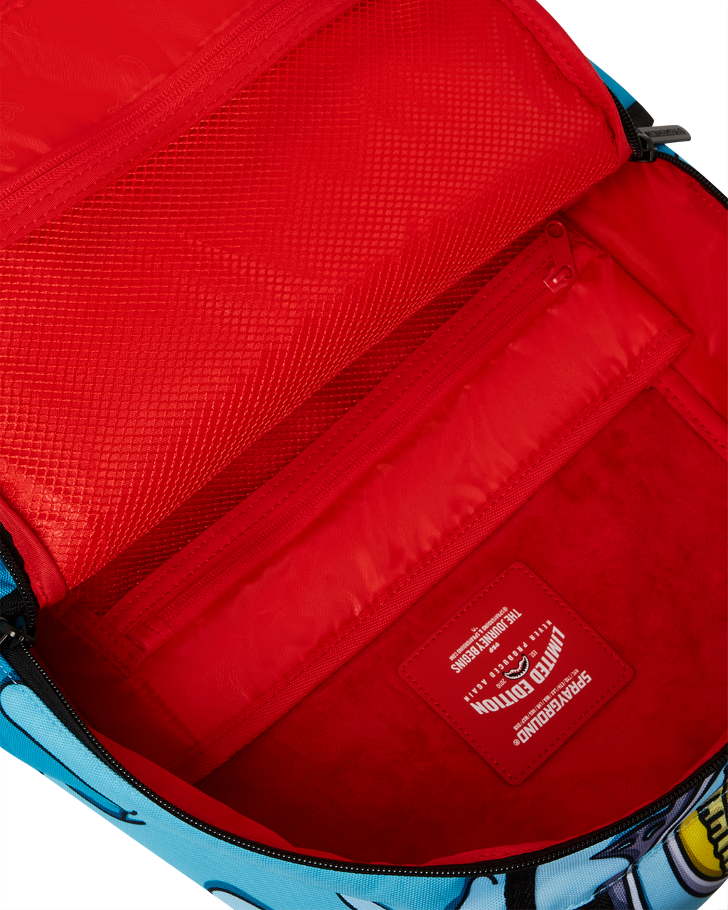 SPRAYGROUND JORGE RODRIGUEZ THE ARTIST COLLAB DRIPS SHARKS BACKPACK