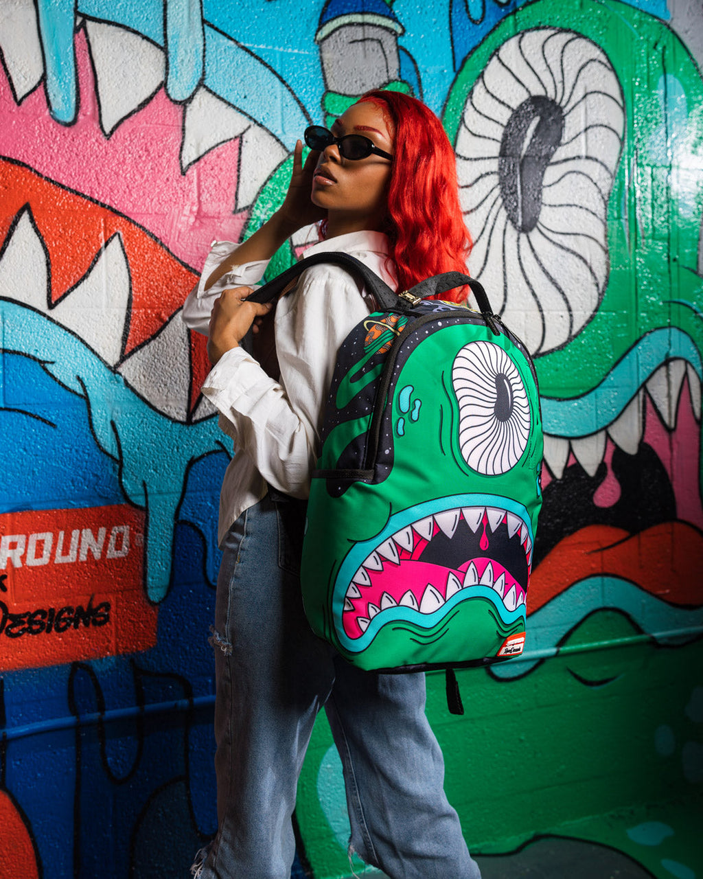 SPRAYGROUND JORGE RODRIGUEZ THE ARTIST COLLAB BOB SHARK BACKPACK