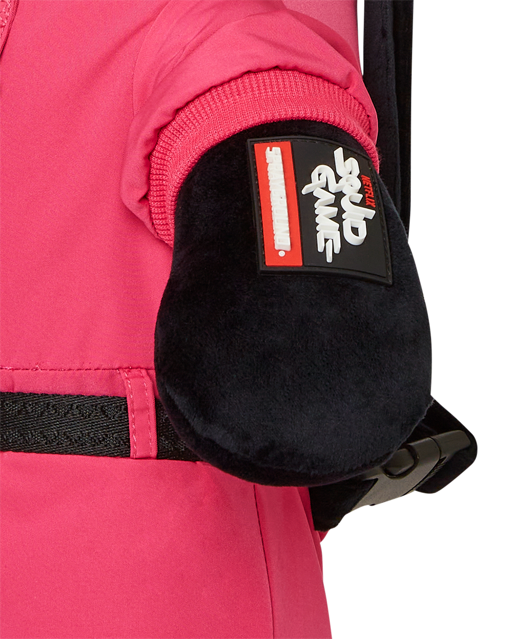 SPRAYGROUND SQUID GAME COLLAB PINK SOLDIERS BEAR BACKPACK