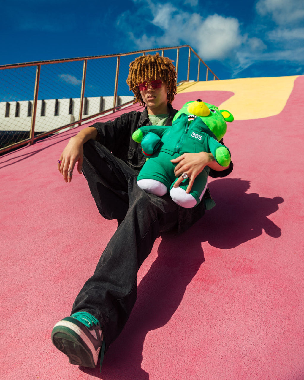 SPRAYGROUND SQUID GAME COLLAB CONTESTANT MONEYBEAR BACKPACK