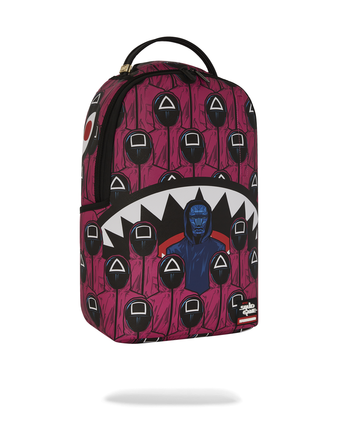SPRAYGROUND SQUID GAME COLLAB FRONT MAN & PINK GUARD SHARKS BACKPACK