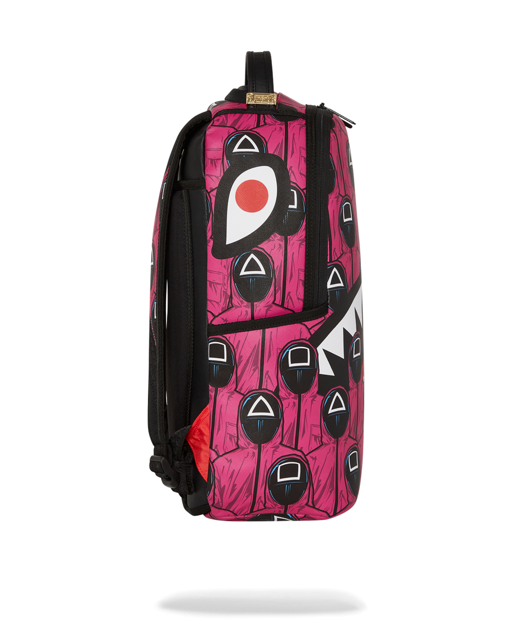 SPRAYGROUND SQUID GAME COLLAB FRONT MAN & PINK GUARD SHARKS BACKPACK