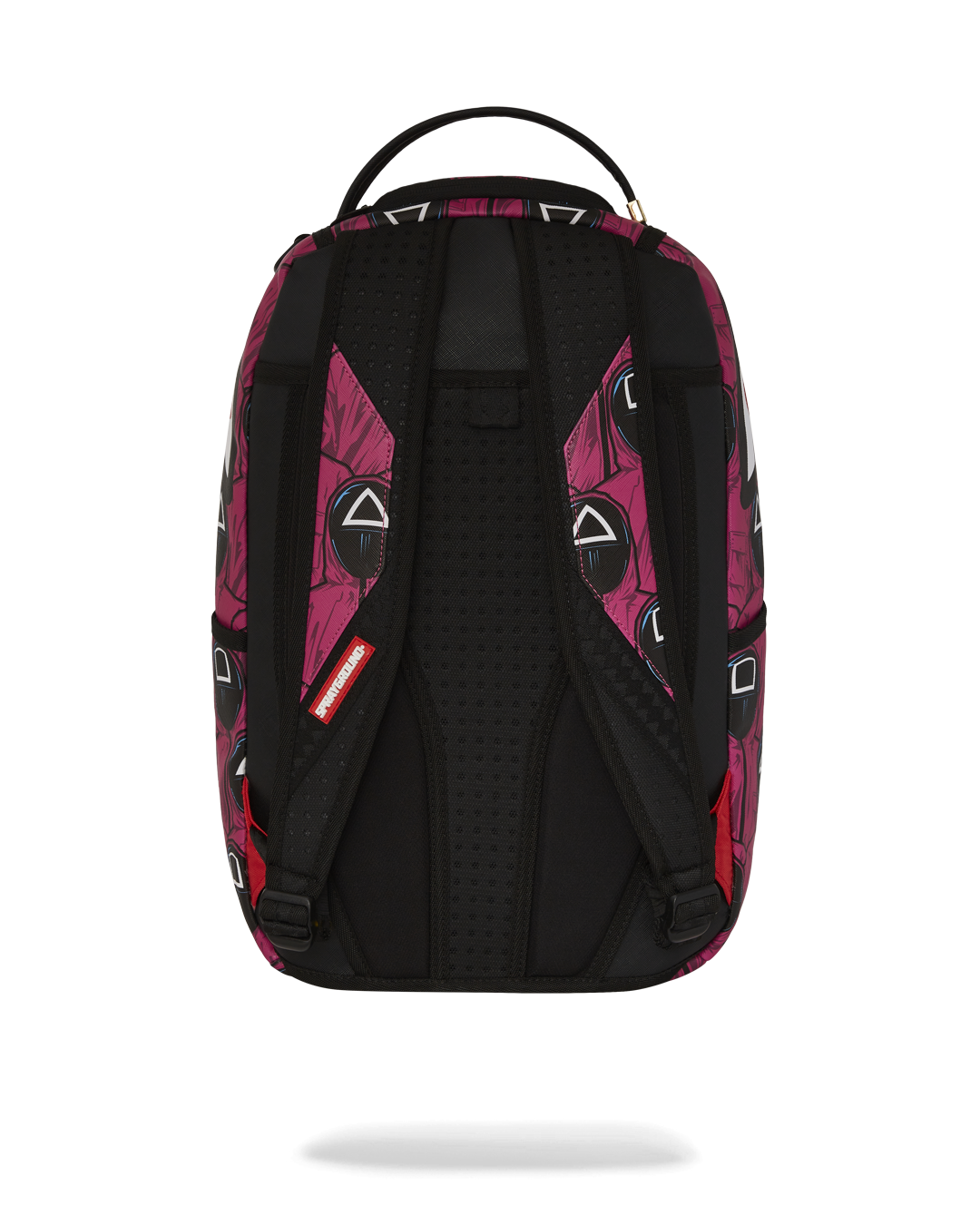 SPRAYGROUND SQUID GAME COLLAB FRONT MAN & PINK GUARD SHARKS BACKPACK
