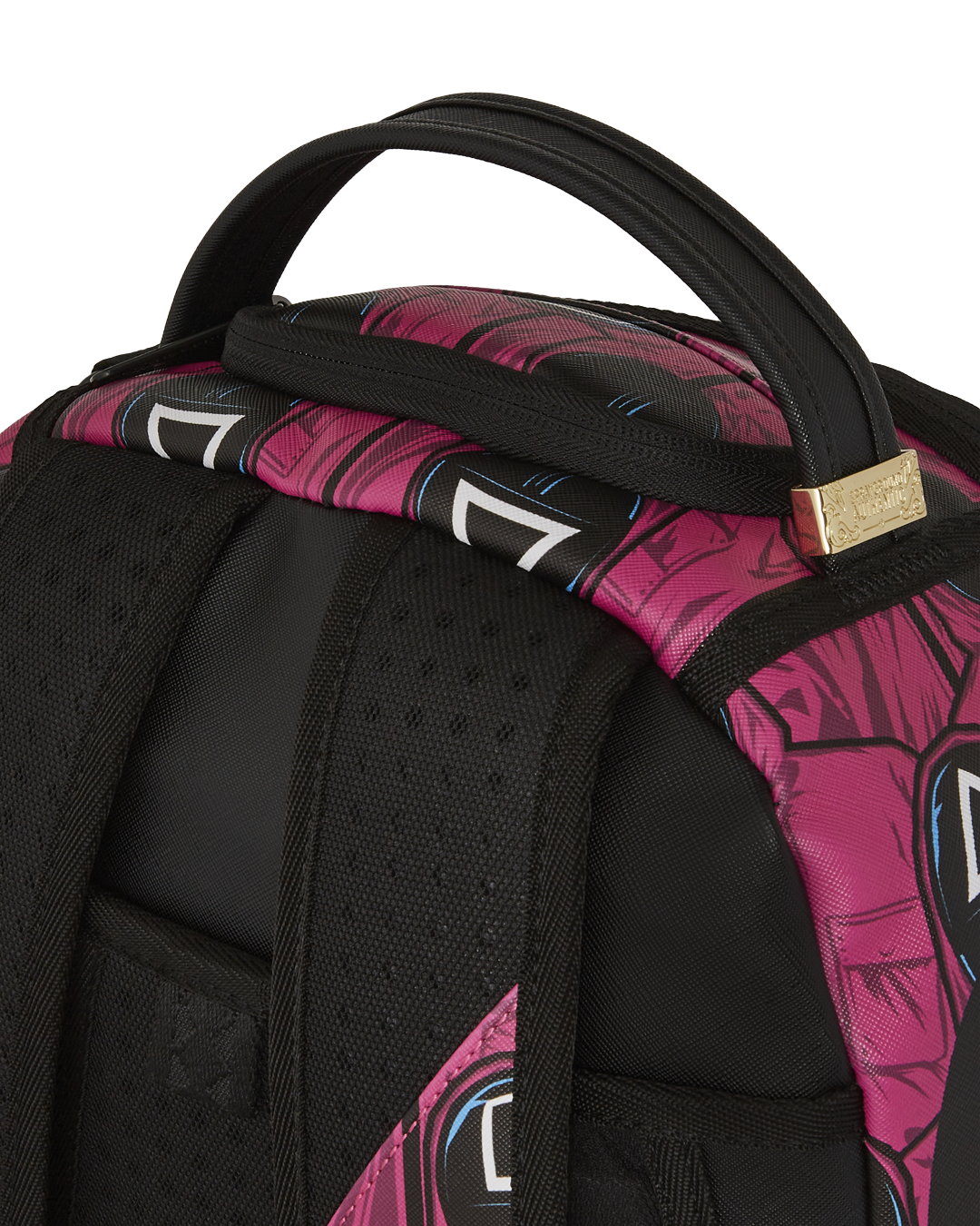 SPRAYGROUND SQUID GAME COLLAB FRONT MAN & PINK GUARD SHARKS BACKPACK