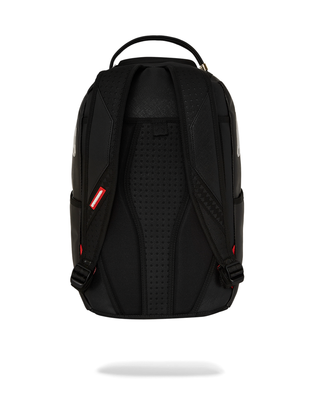 SPRAYGROUND SHARK CENTRAL CREAM BLACK CHECK BACKPACK