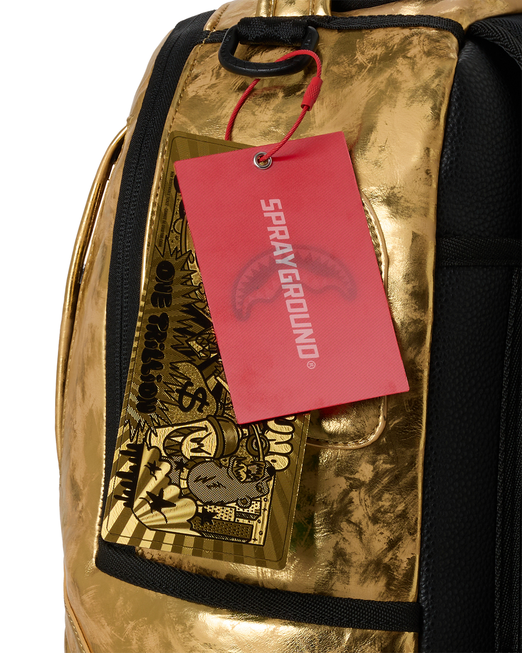 SPRAYGROUND SHARK CENTRAL GOLDEN AGE BACKPACK