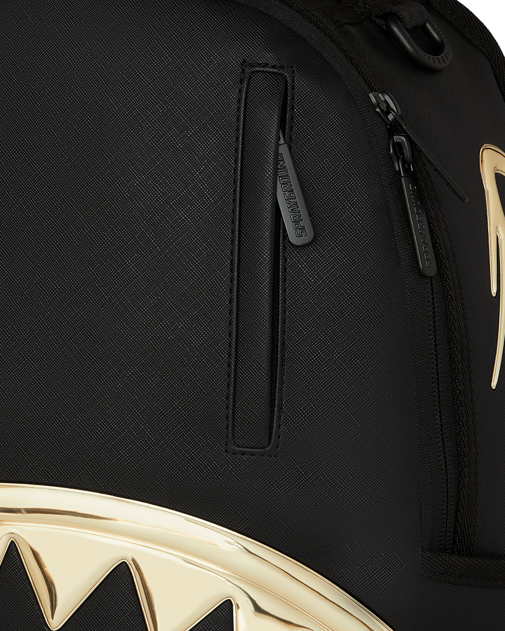 SPRAYGROUND GOLDHEART SHARK DRIP BACKPACK