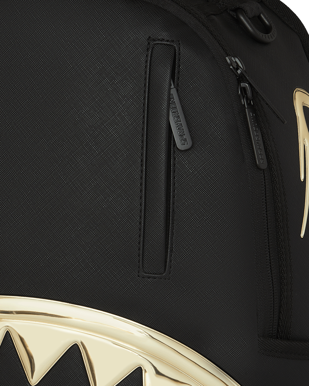 SPRAYGROUND GOLDHEART SHARK DRIP BACKPACK