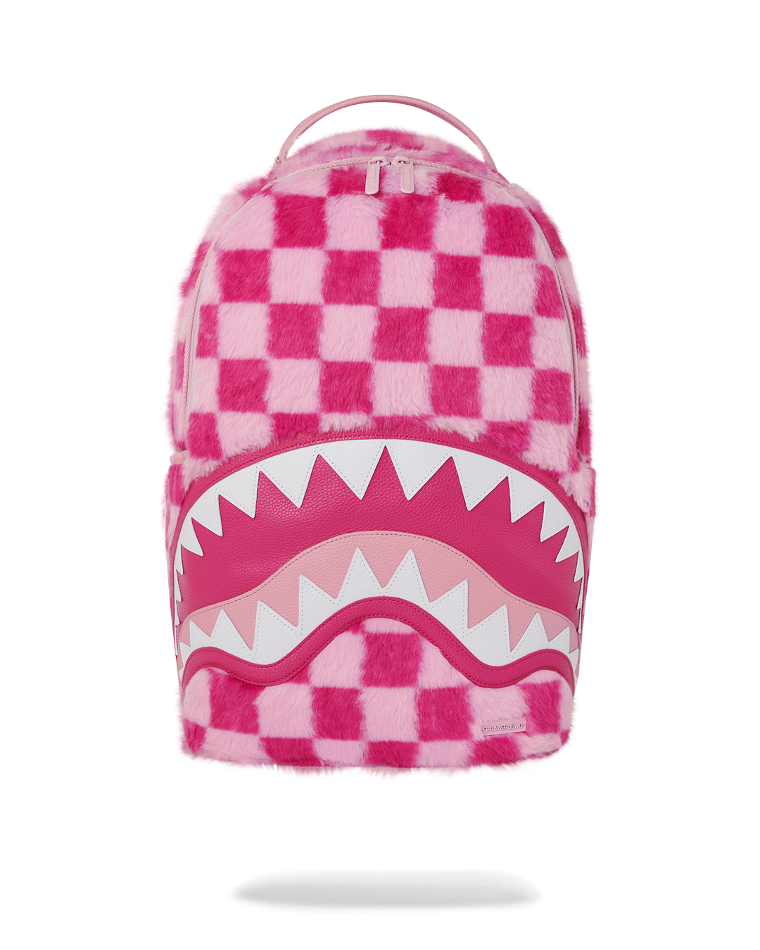 SPRAYGROUND FURZILLA SHARK (PINK CHECK) BACKPACK
