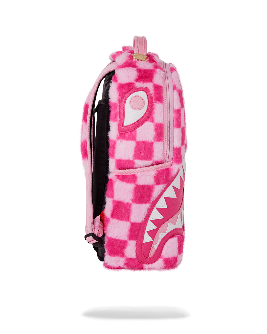 SPRAYGROUND FURZILLA SHARK (PINK CHECK) BACKPACK