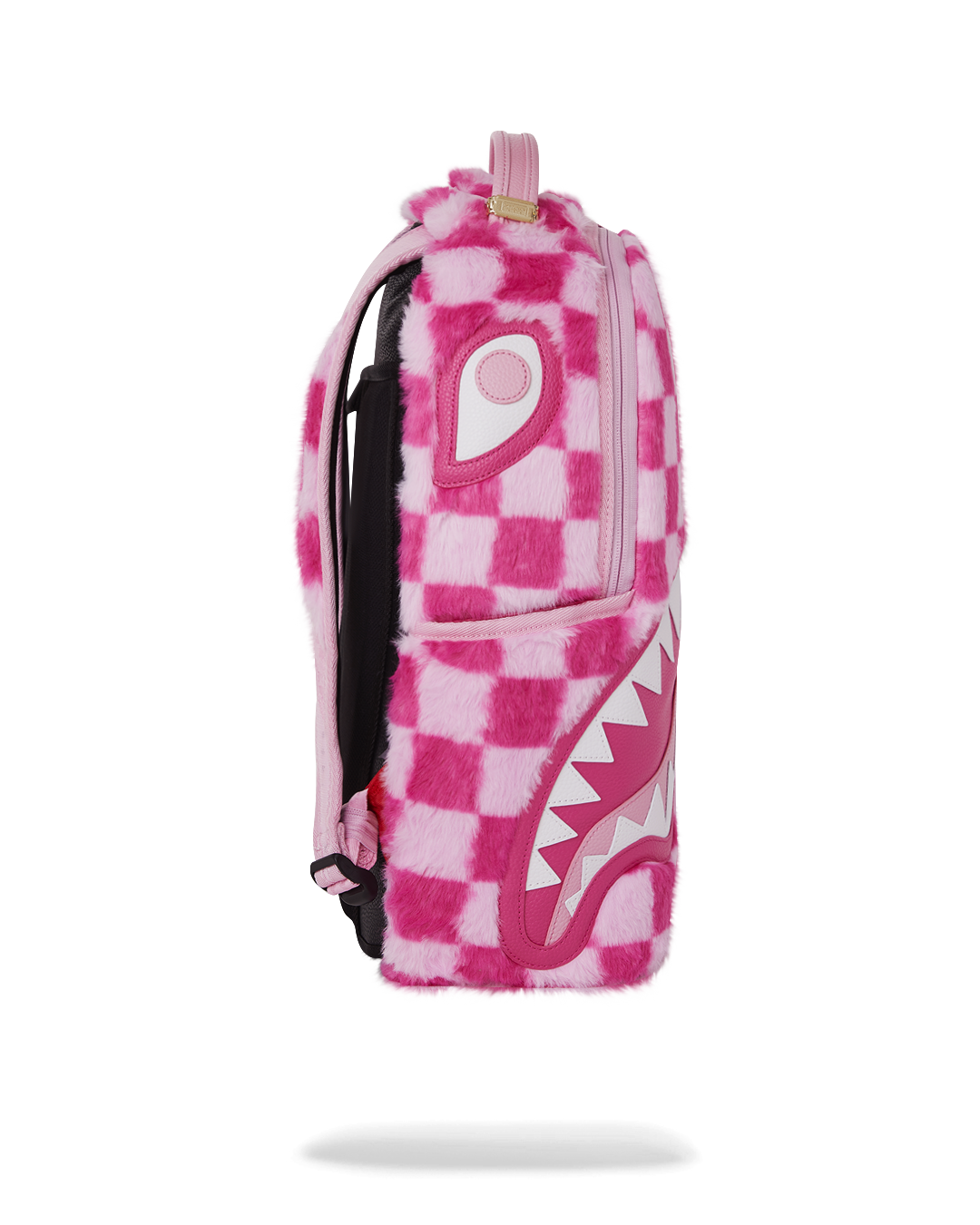 SPRAYGROUND FURZILLA SHARK (PINK CHECK) BACKPACK