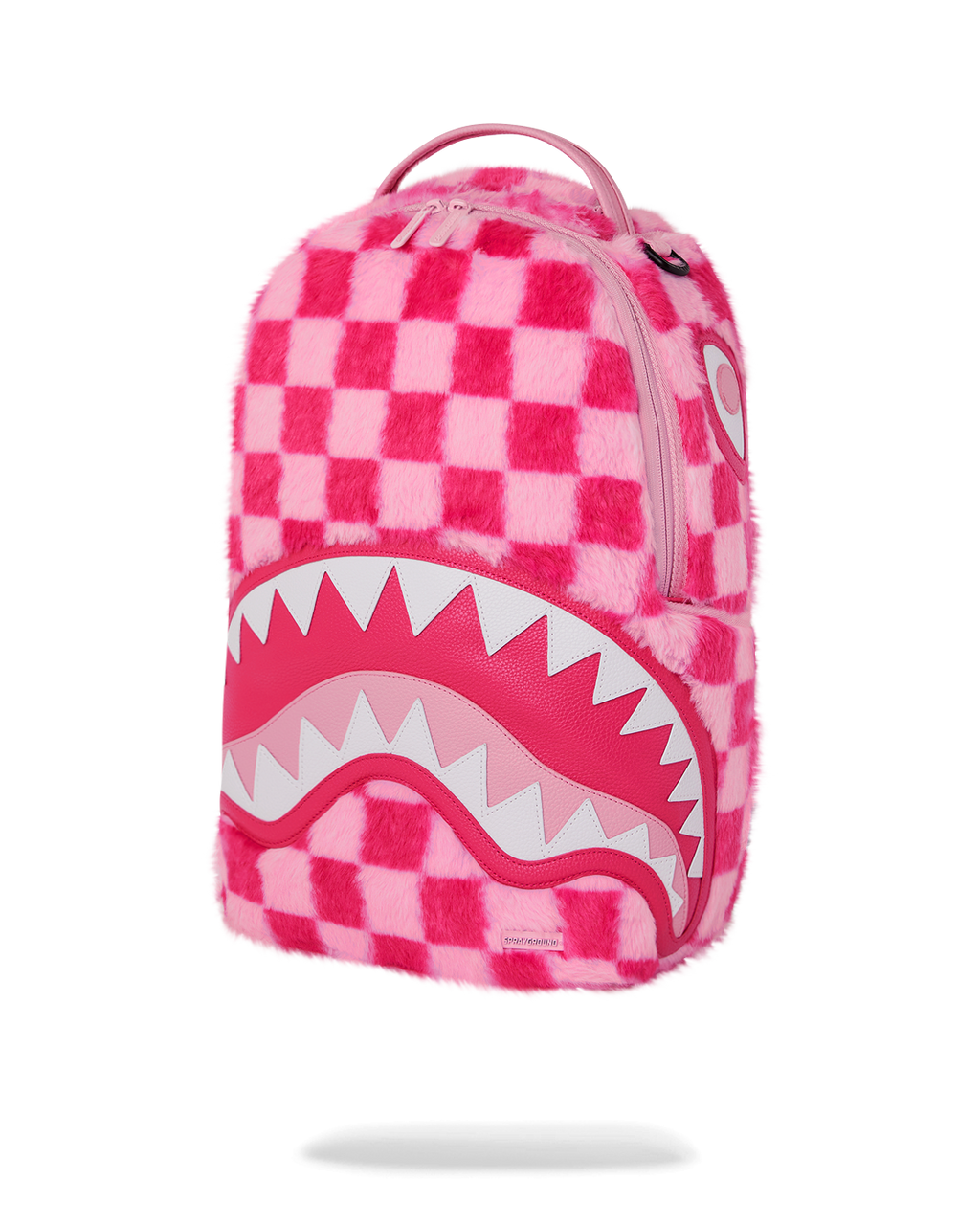 SPRAYGROUND FURZILLA SHARK (PINK CHECK) BACKPACK