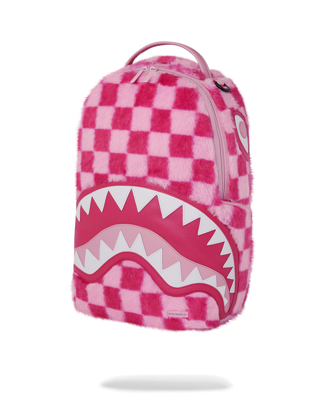 SPRAYGROUND FURZILLA SHARK (PINK CHECK) BACKPACK